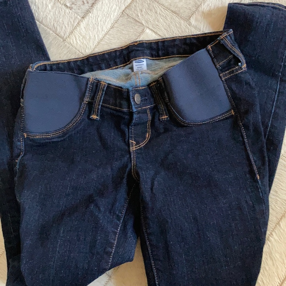 Maternity side panel jeans